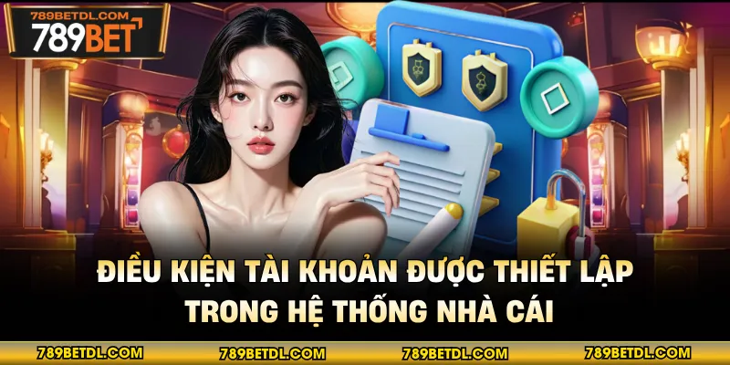 Điều kiện tài khoản được thiết lập trong hệ thống nhà cái