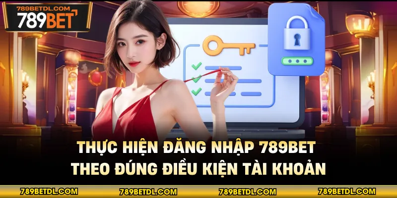 Thực hiện đăng nhập 789BET theo đúng điều kiện tài khoản